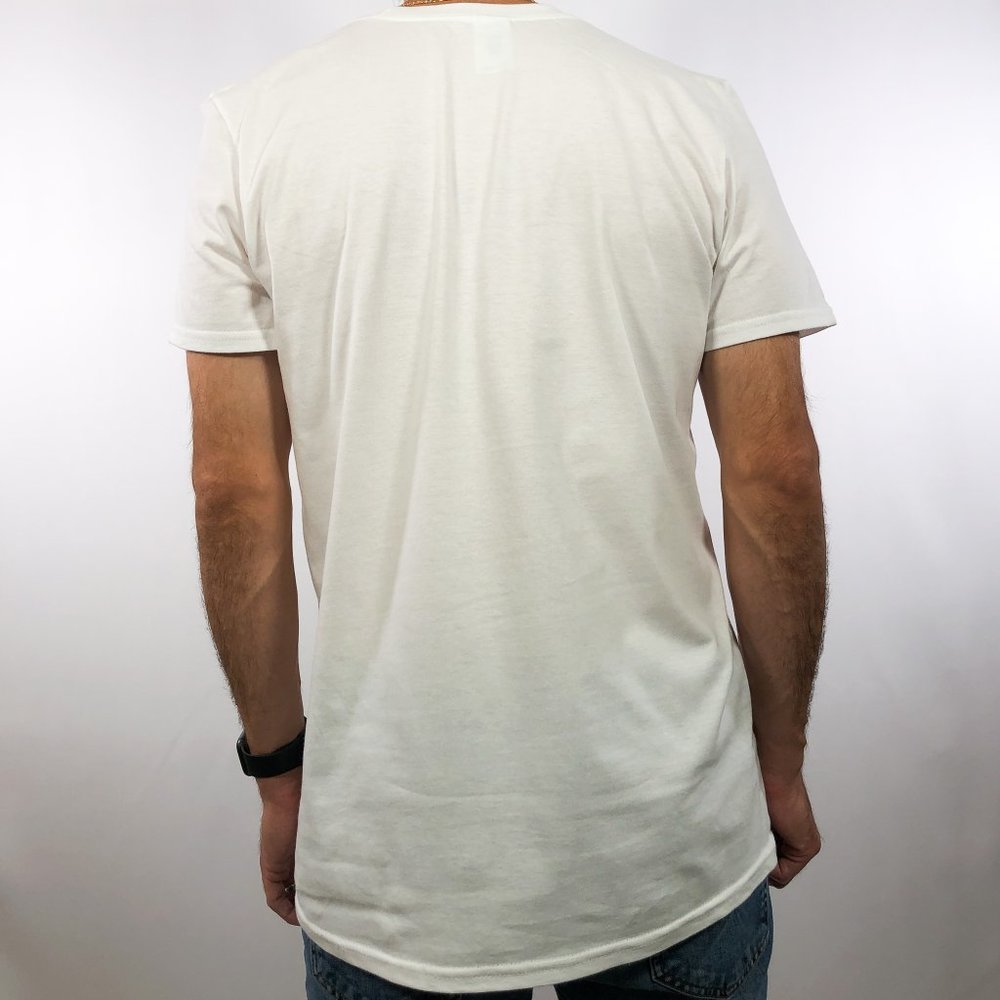 Corona Lisa White Graphic Print Tee T-Shirt S M L XL - Picture 3 of 8